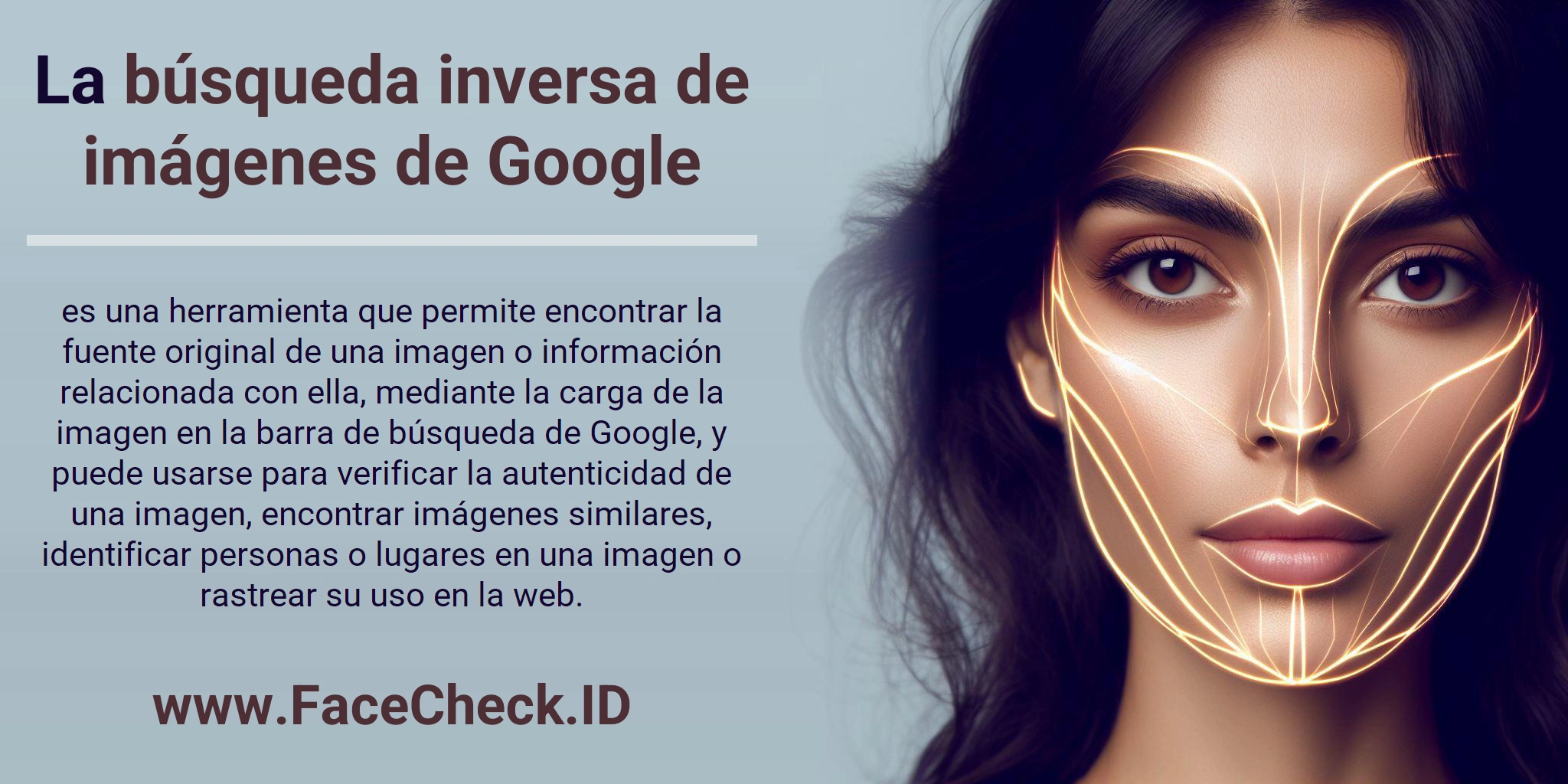 La búsqueda inversa de imágenes de Google es una herramienta que permite encontrar la fuente original de una imagen o información relacionada con ella, mediante la carga de la imagen en la barra de búsqueda de Google, y puede usarse para verificar la autenticidad de una imagen, encontrar imágenes similares, identificar personas o lugares en una imagen o rastrear su uso en la web.