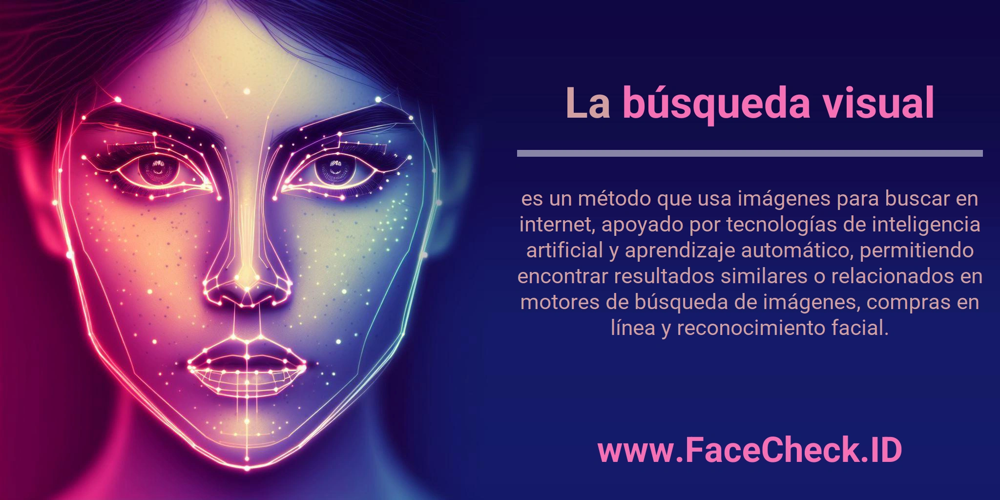 La búsqueda visual es un método que usa imágenes para buscar en internet, apoyado por tecnologías de inteligencia artificial y aprendizaje automático, permitiendo encontrar resultados similares o relacionados en motores de búsqueda de imágenes, compras en línea y reconocimiento facial.