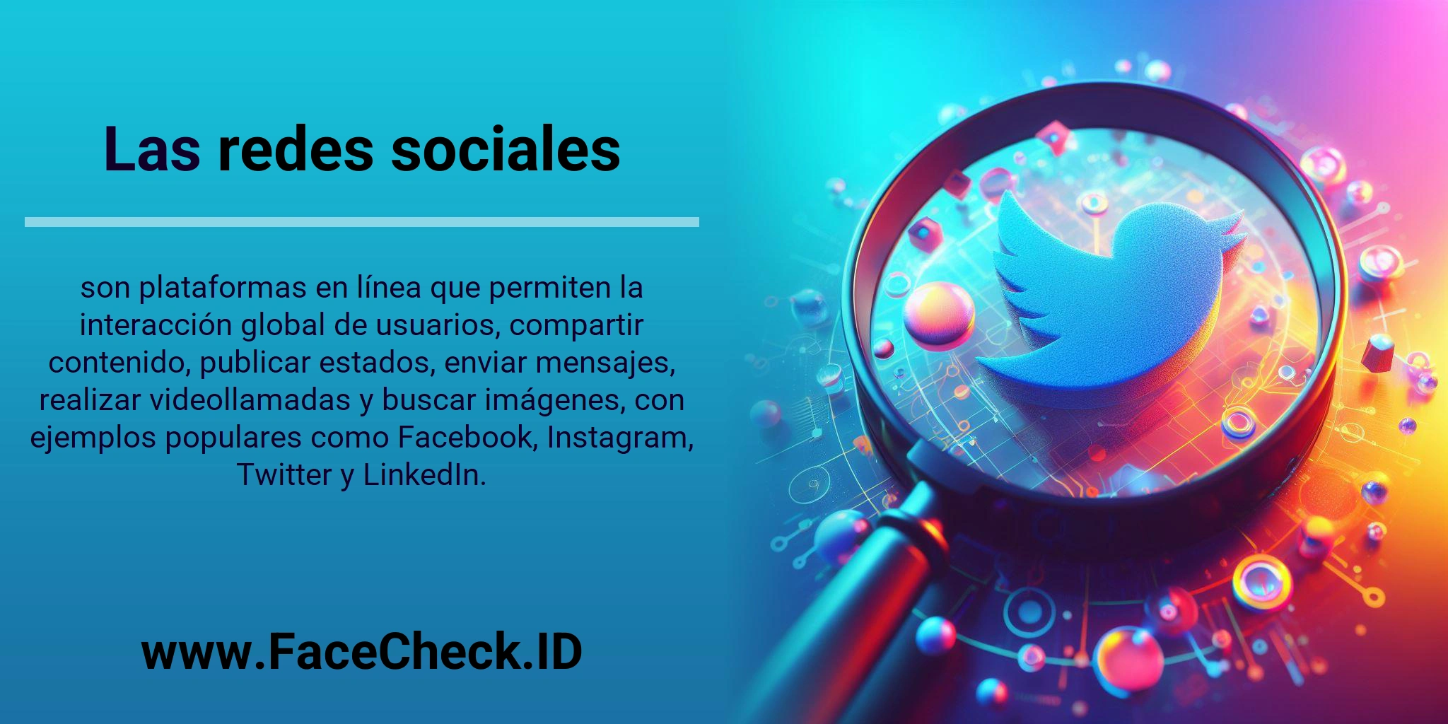 Las redes sociales son plataformas en línea que permiten la interacción global de usuarios, compartir contenido, publicar estados, enviar mensajes, realizar videollamadas y buscar imágenes, con ejemplos populares como Facebook, Instagram, Twitter y LinkedIn.