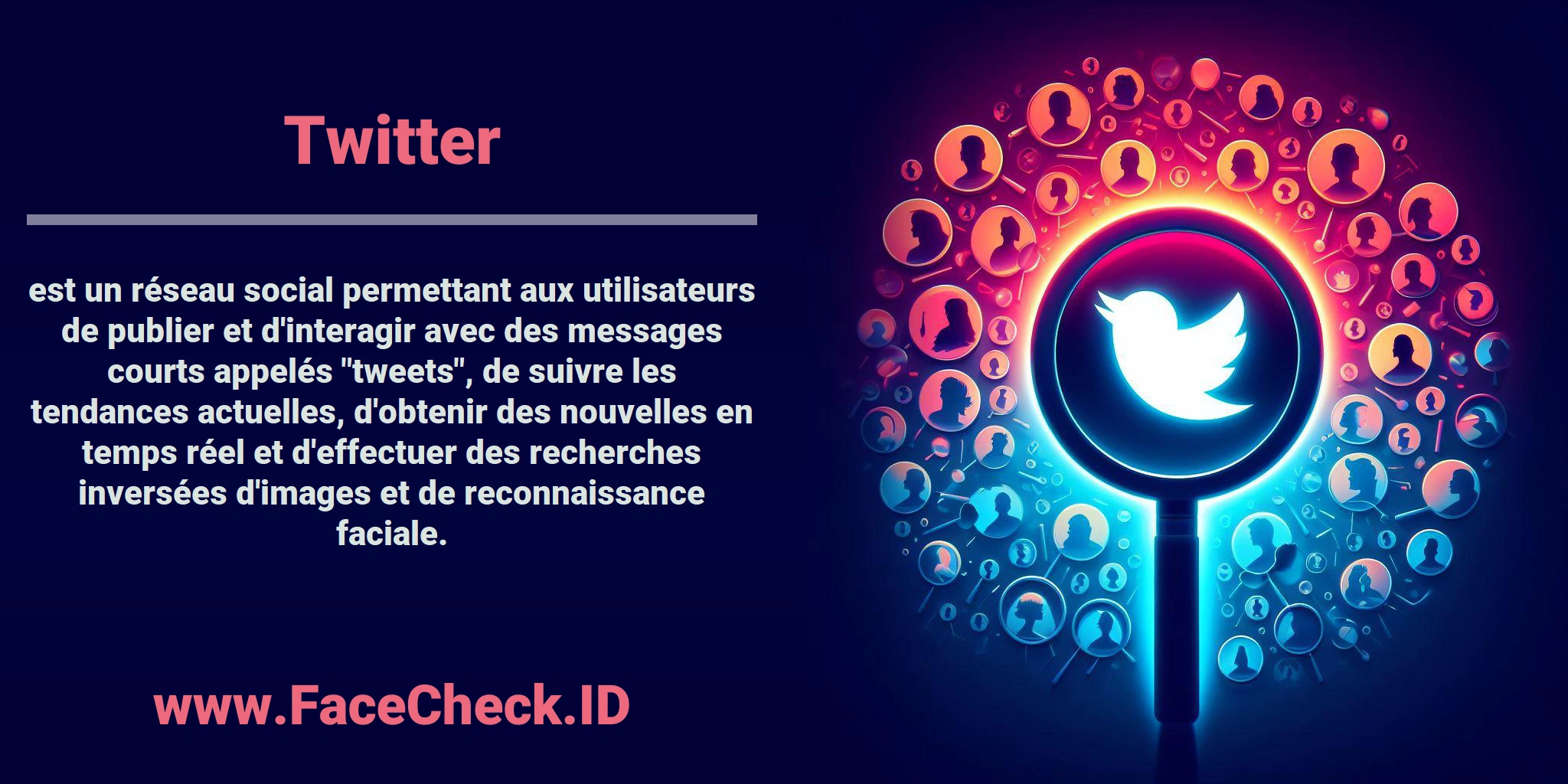 <b>Twitter</b> est un réseau social permettant aux utilisateurs de publier et d'interagir avec des messages courts appelés 