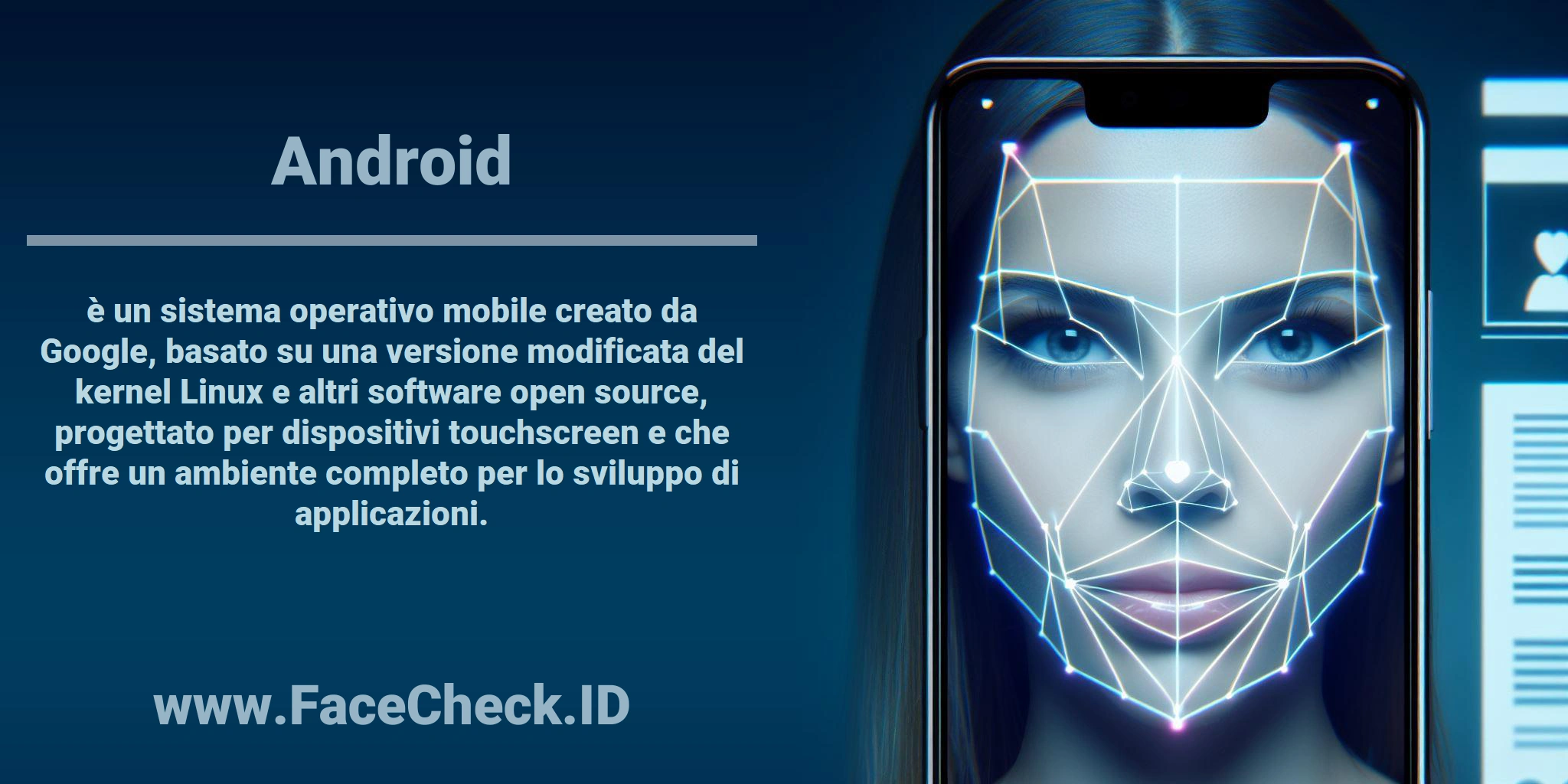 <b>Android</b> è un sistema operativo mobile creato da Google, basato su una versione modificata del kernel Linux e altri software open source, progettato per dispositivi touchscreen e che offre un ambiente completo per lo sviluppo di applicazioni.