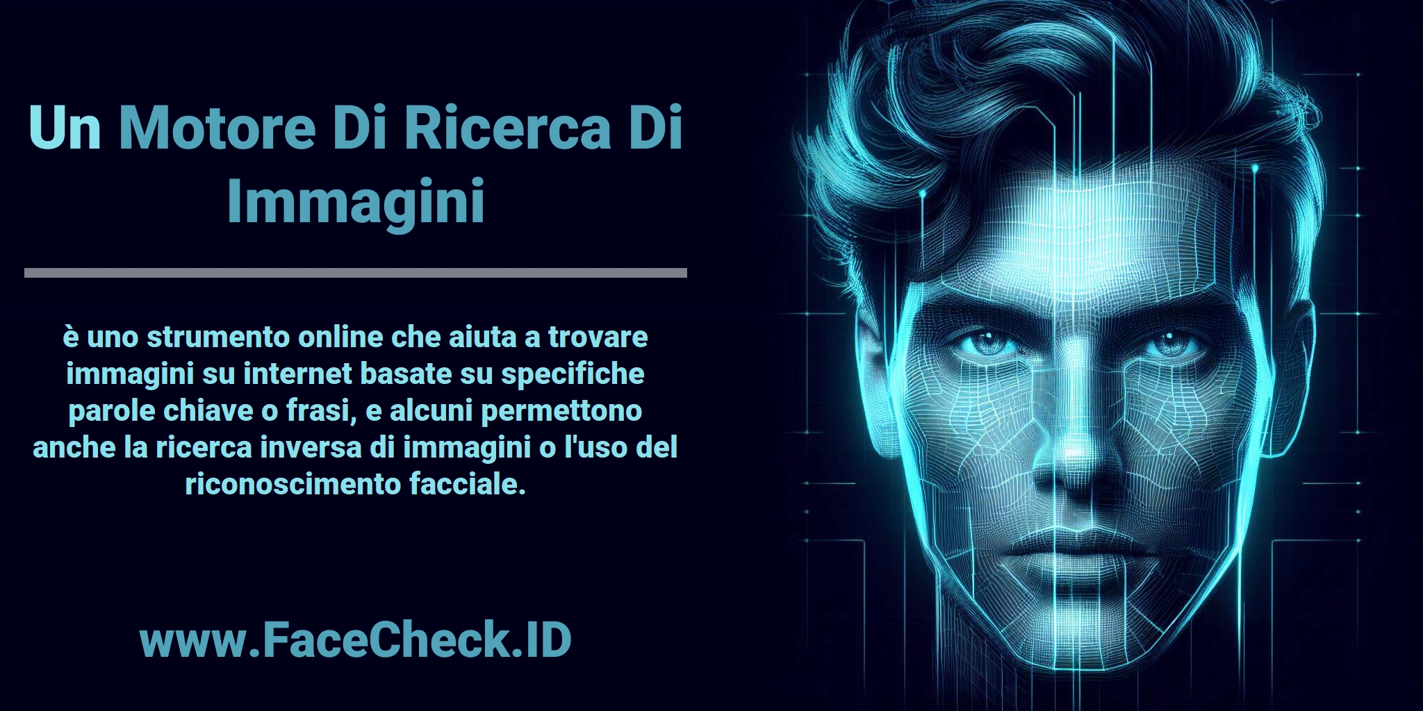Un <b>Motore Di Ricerca Di Immagini</b> è uno strumento online che aiuta a trovare immagini su internet basate su specifiche parole chiave o frasi, e alcuni permettono anche la ricerca inversa di immagini o l'uso del riconoscimento facciale.