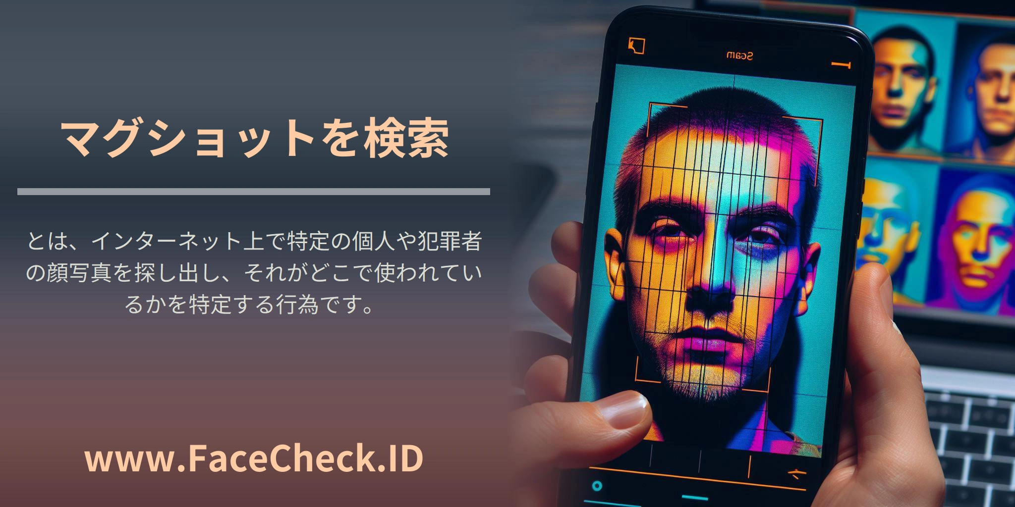 マグショットを検索とは、インターネット上で特定の個人や犯罪者の顔写真を探し出し、それがどこで使われているかを特定する行為です。