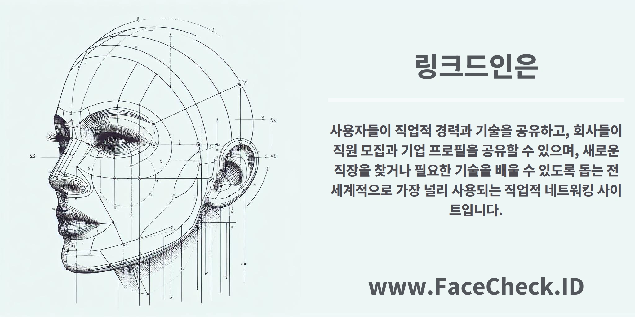 <b>링크드인은</b> 사용자들이 직업적 경력과 기술을 공유하고, 회사들이 직원 모집과 기업 프로필을 공유할 수 있으며, 새로운 직장을 찾거나 필요한 기술을 배울 수 있도록 돕는 전세계적으로 가장 널리 사용되는 직업적 네트워킹 사이트입니다.