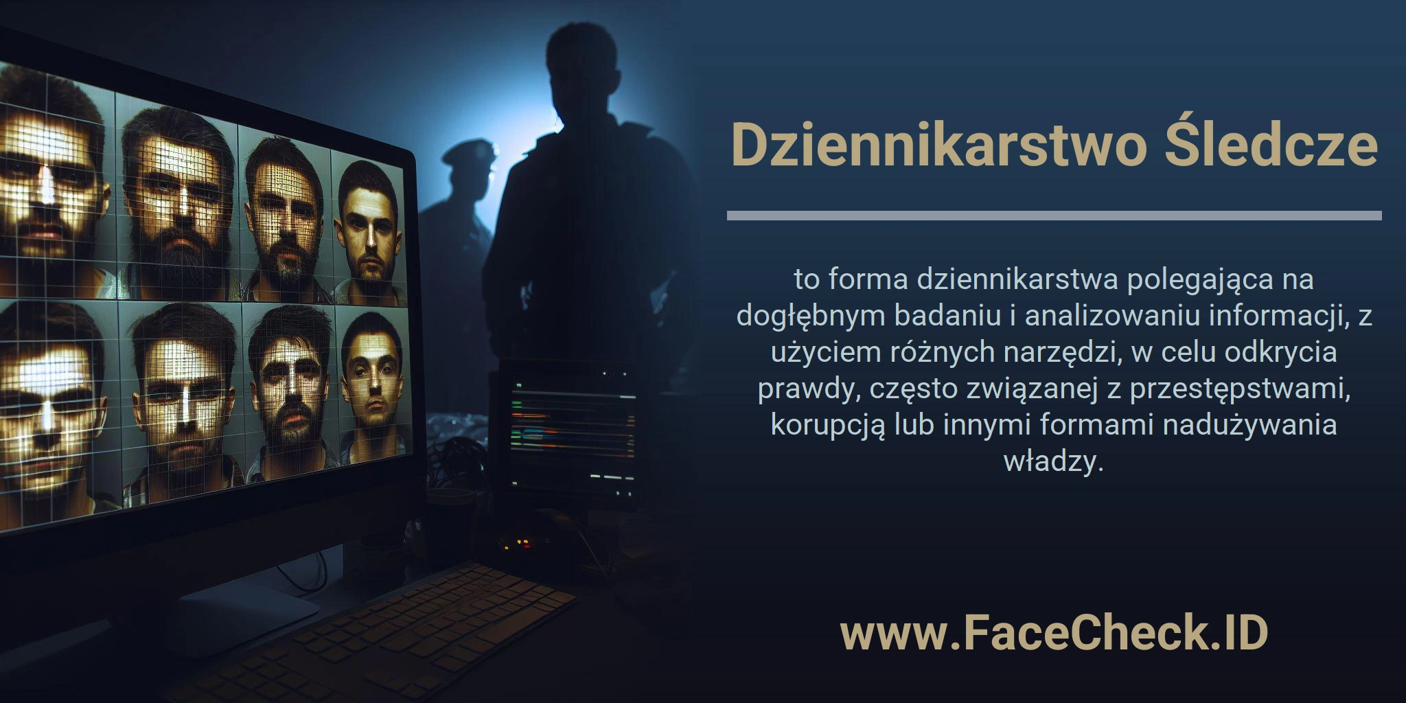 Dziennikarstwo Śledcze to forma dziennikarstwa polegająca na dogłębnym badaniu i analizowaniu informacji, z użyciem różnych narzędzi, w celu odkrycia prawdy, często związanej z przestępstwami, korupcją lub innymi formami nadużywania władzy.