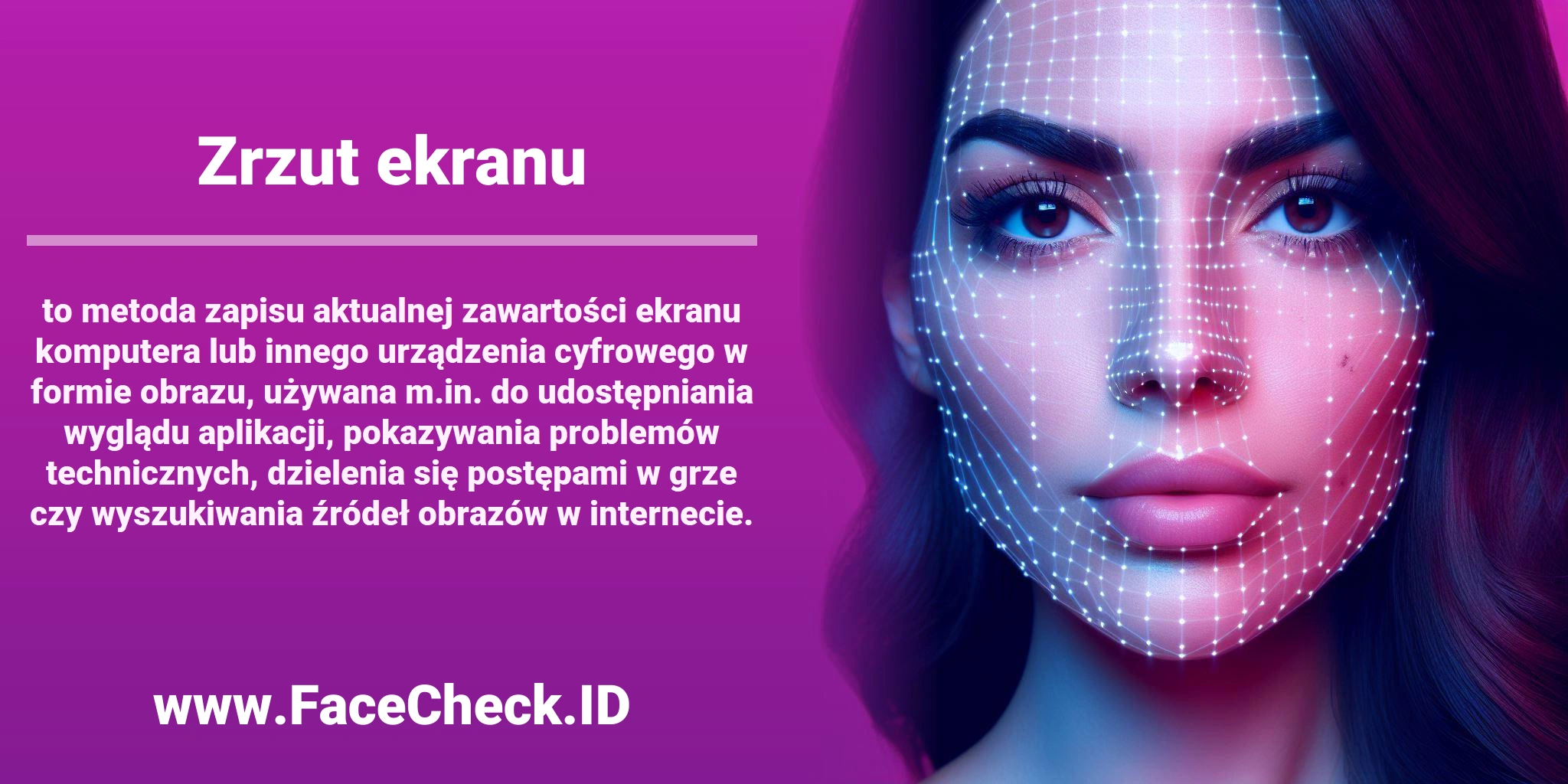 <b>Zrzut ekranu</b> to metoda zapisu aktualnej zawartości ekranu komputera lub innego urządzenia cyfrowego w formie obrazu, używana m.in. do udostępniania wyglądu aplikacji, pokazywania problemów technicznych, dzielenia się postępami w grze czy wyszukiwania źródeł obrazów w internecie.
