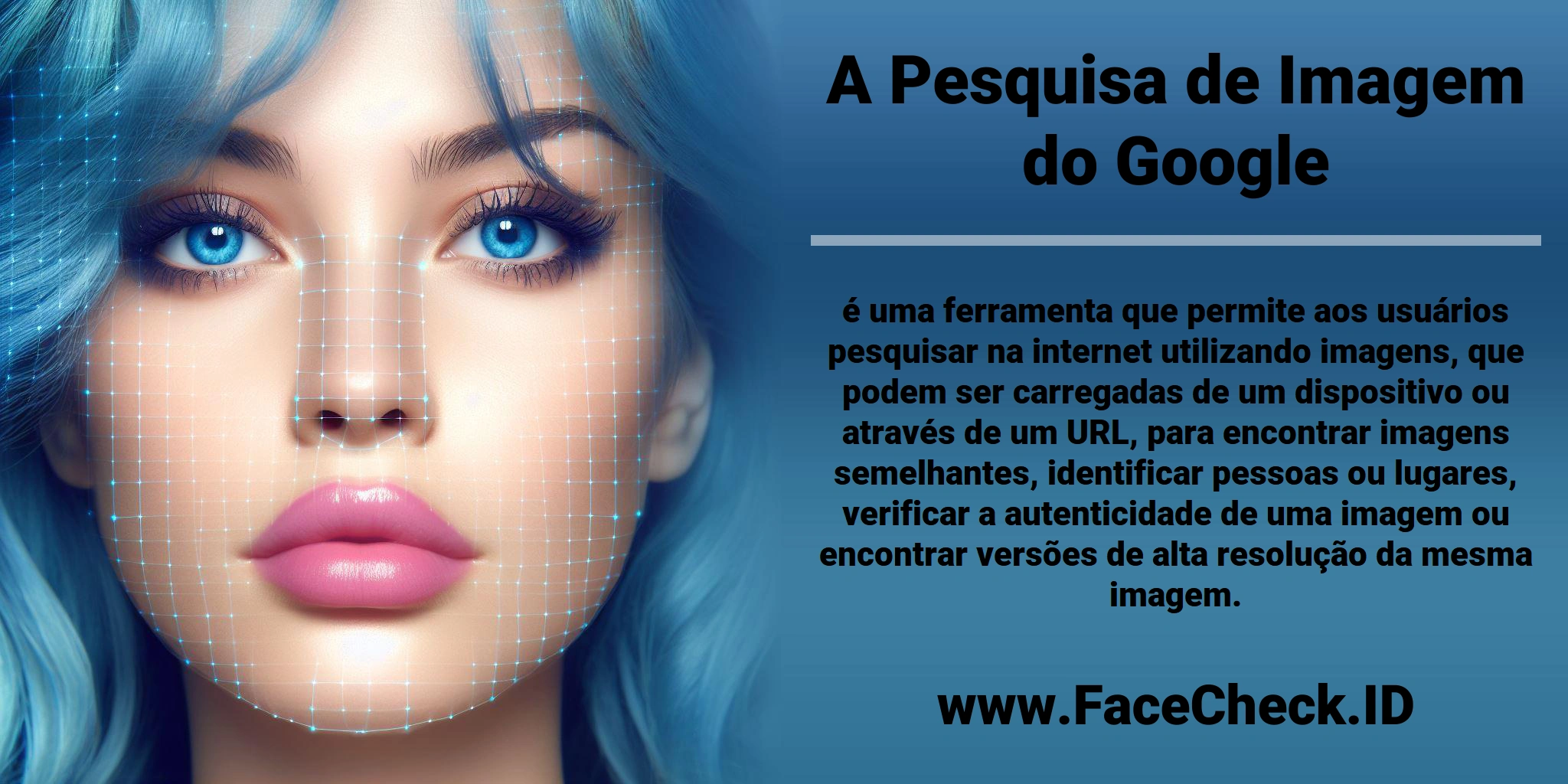 A <b>Pesquisa de Imagem do Google</b> é uma ferramenta que permite aos usuários pesquisar na internet utilizando imagens, que podem ser carregadas de um dispositivo ou através de um URL, para encontrar imagens semelhantes, identificar pessoas ou lugares, verificar a autenticidade de uma imagem ou encontrar versões de alta resolução da mesma imagem.