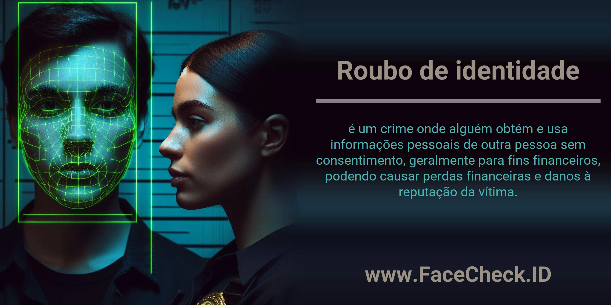 Roubo de identidade é um crime onde alguém obtém e usa informações pessoais de outra pessoa sem consentimento, geralmente para fins financeiros, podendo causar perdas financeiras e danos à reputação da vítima.