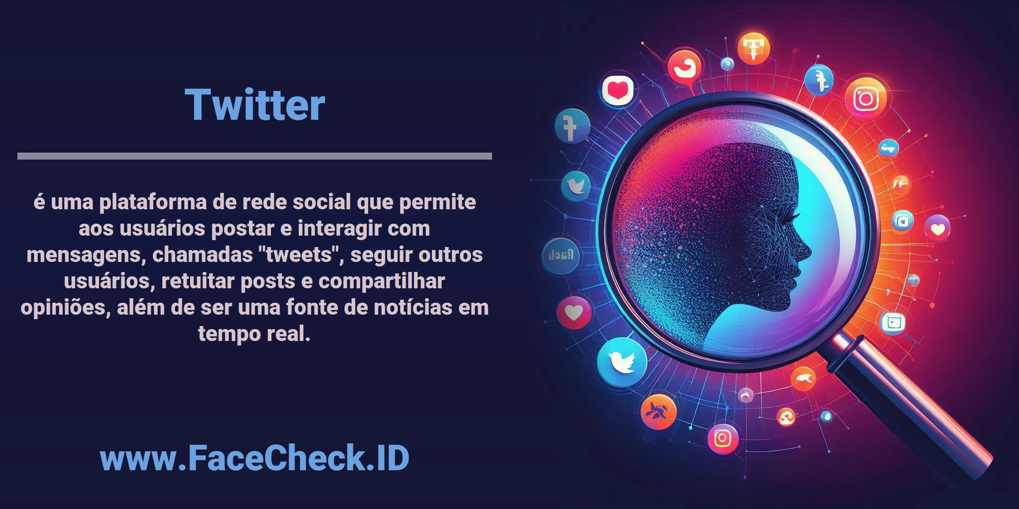<b>Twitter</b> é uma plataforma de rede social que permite aos usuários postar e interagir com mensagens, chamadas 