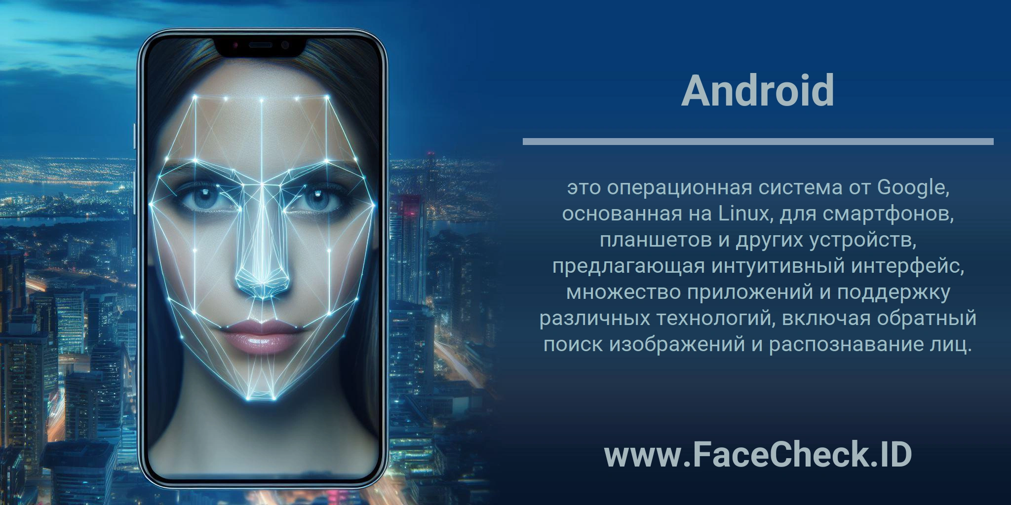 Android это операционная система от Google, основанная на Linux, для смартфонов, планшетов и других устройств, предлагающая интуитивный интерфейс, множество приложений и поддержку различных технологий, включая обратный поиск изображений и распознавание лиц.
