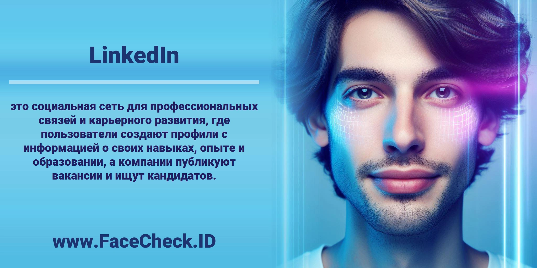 <b>LinkedIn</b> это социальная сеть для профессиональных связей и карьерного развития, где пользователи создают профили с информацией о своих навыках, опыте и образовании, а компании публикуют вакансии и ищут кандидатов.