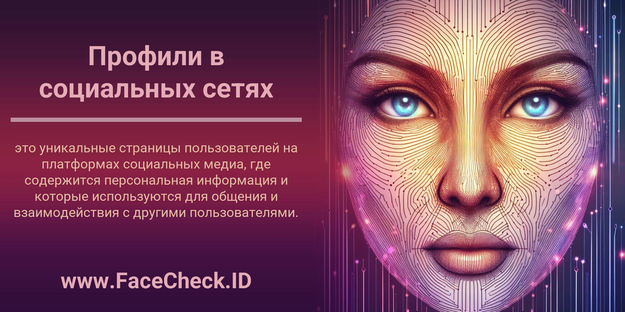 Профили в социальных сетях это уникальные страницы пользователей на платформах социальных медиа, где содержится персональная информация и которые используются для общения и взаимодействия с другими пользователями.