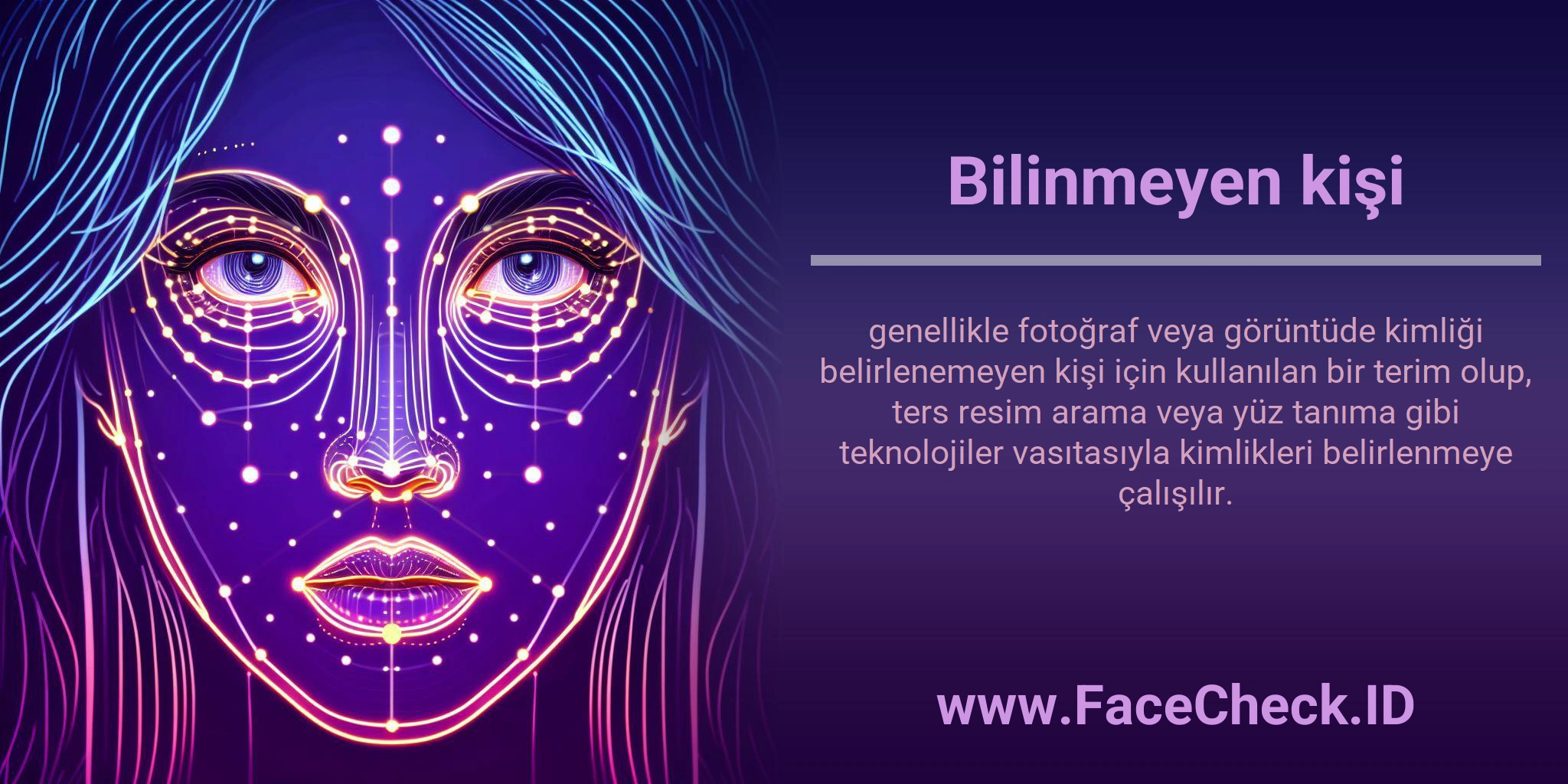 Bilinmeyen kişi genellikle fotoğraf veya görüntüde kimliği belirlenemeyen kişi için kullanılan bir terim olup, ters resim arama veya yüz tanıma gibi teknolojiler vasıtasıyla kimlikleri belirlenmeye çalışılır.