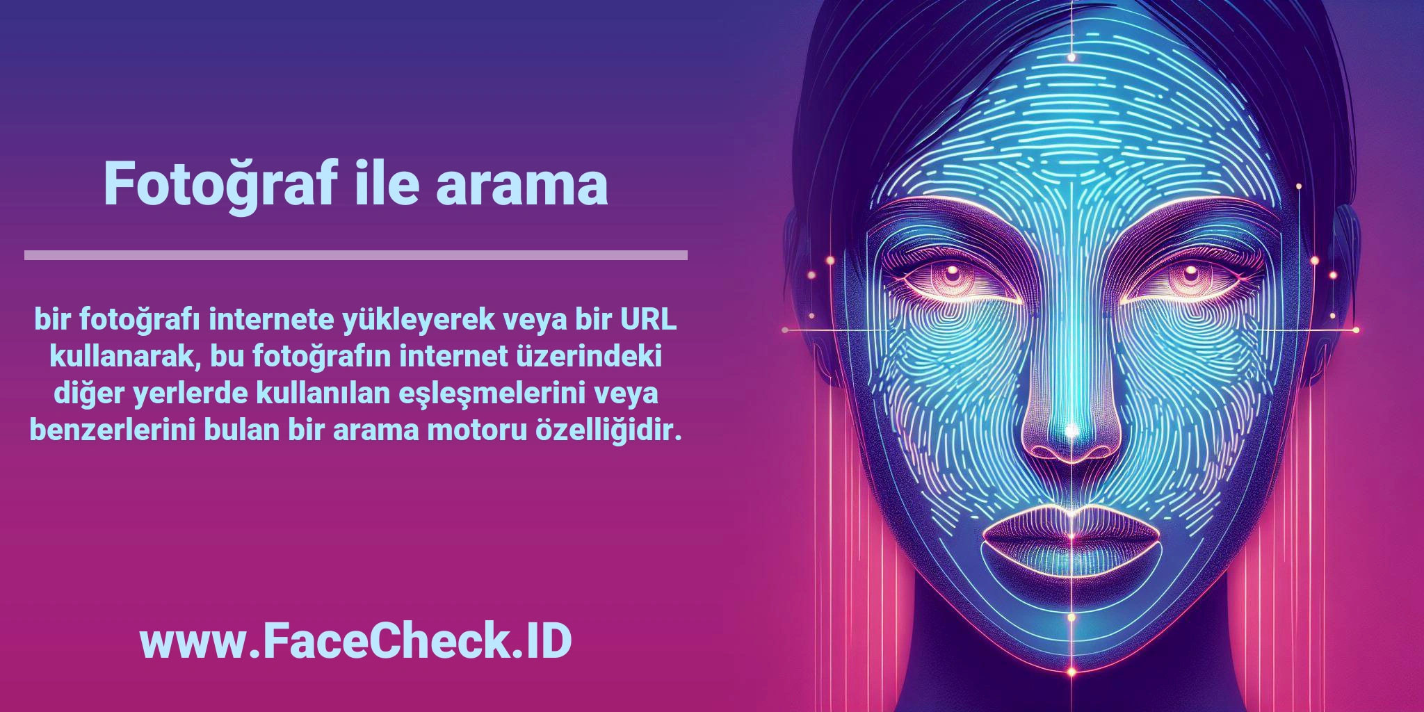 <b>Fotoğraf ile arama</b> bir fotoğrafı internete yükleyerek veya bir URL kullanarak, bu fotoğrafın internet üzerindeki diğer yerlerde kullanılan eşleşmelerini veya benzerlerini bulan bir arama motoru özelliğidir.