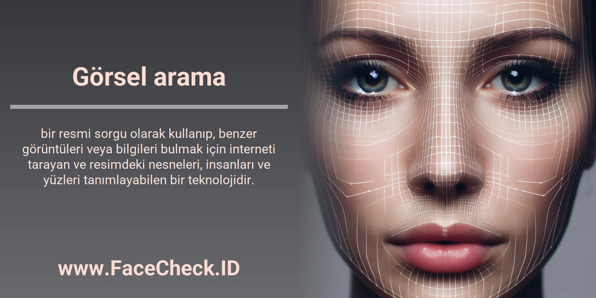 Görsel arama bir resmi sorgu olarak kullanıp, benzer görüntüleri veya bilgileri bulmak için interneti tarayan ve resimdeki nesneleri, insanları ve yüzleri tanımlayabilen bir teknolojidir.