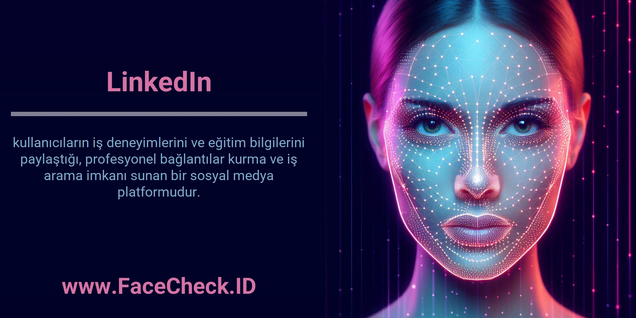 LinkedIn kullanıcıların iş deneyimlerini ve eğitim bilgilerini paylaştığı, profesyonel bağlantılar kurma ve iş arama imkanı sunan bir sosyal medya platformudur.