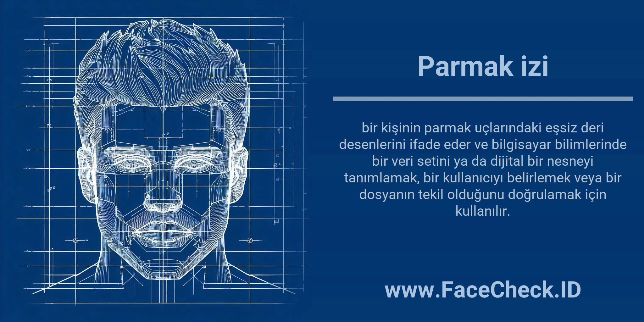 Parmak izi bir kişinin parmak uçlarındaki eşsiz deri desenlerini ifade eder ve bilgisayar bilimlerinde bir veri setini ya da dijital bir nesneyi tanımlamak, bir kullanıcıyı belirlemek veya bir dosyanın tekil olduğunu doğrulamak için kullanılır.