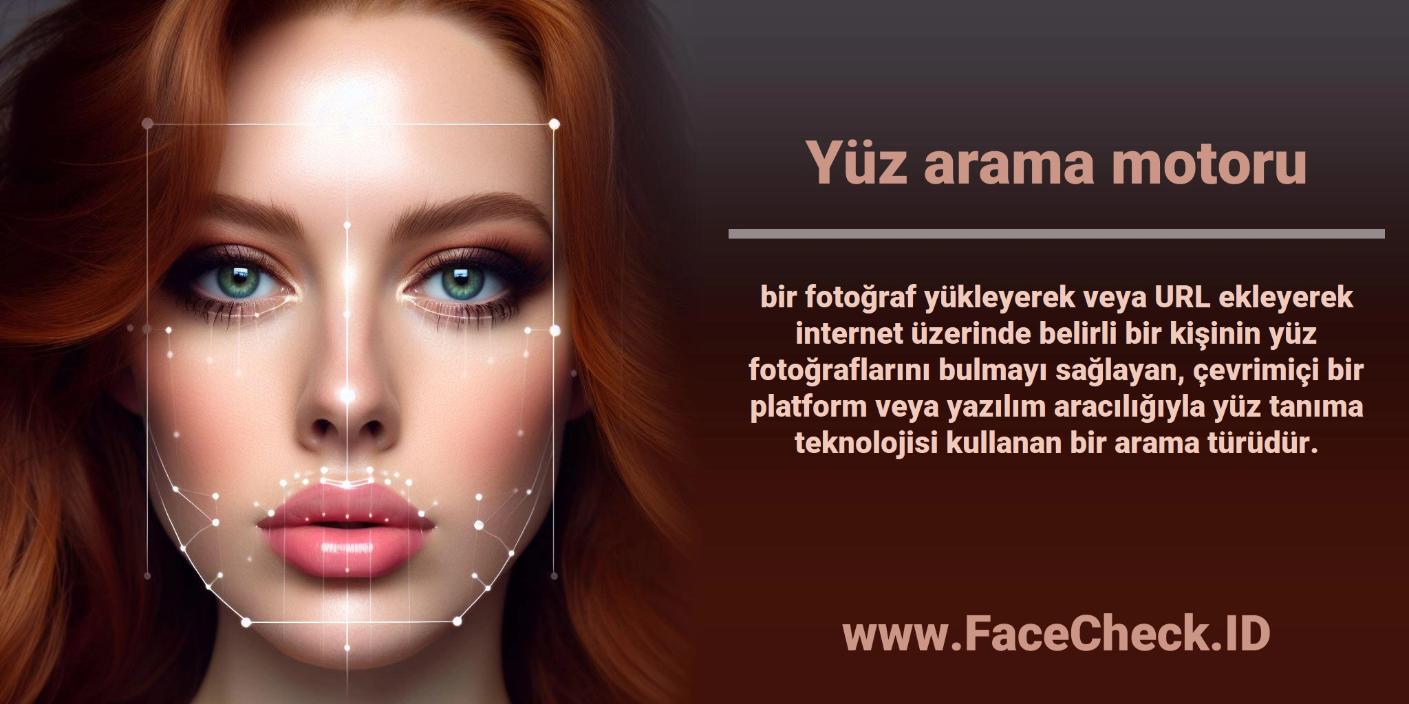 <b>Yüz arama motoru</b> bir fotoğraf yükleyerek veya URL ekleyerek internet üzerinde belirli bir kişinin yüz fotoğraflarını bulmayı sağlayan, çevrimiçi bir platform veya yazılım aracılığıyla yüz tanıma teknolojisi kullanan bir arama türüdür.
