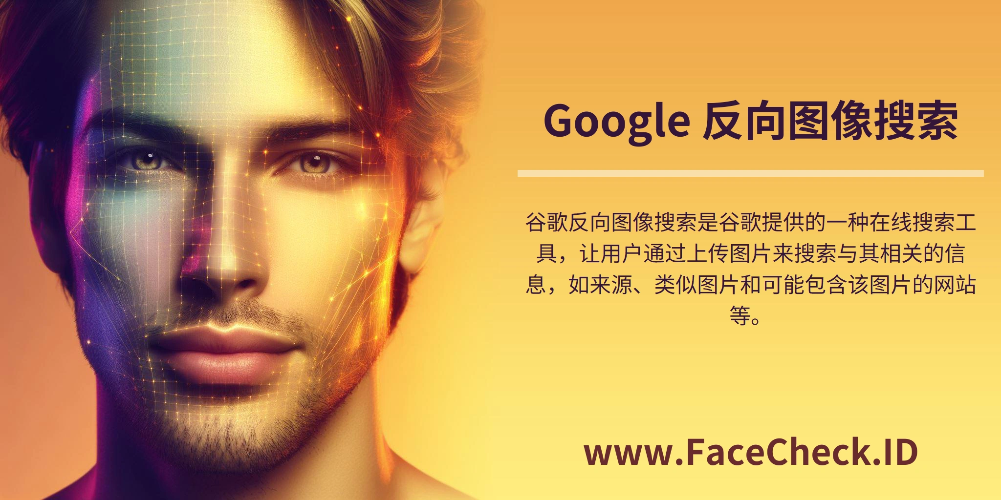 谷歌反向图像搜索是谷歌提供的一种在线搜索工具，让用户通过上传图片来搜索与其相关的信息，如来源、类似图片和可能包含该图片的网站等。