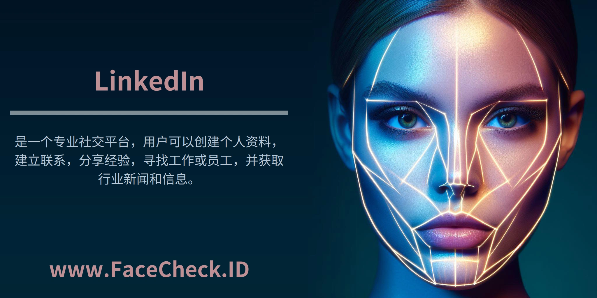 LinkedIn是一个专业社交平台，用户可以创建个人资料，建立联系，分享经验，寻找工作或员工，并获取行业新闻和信息。
