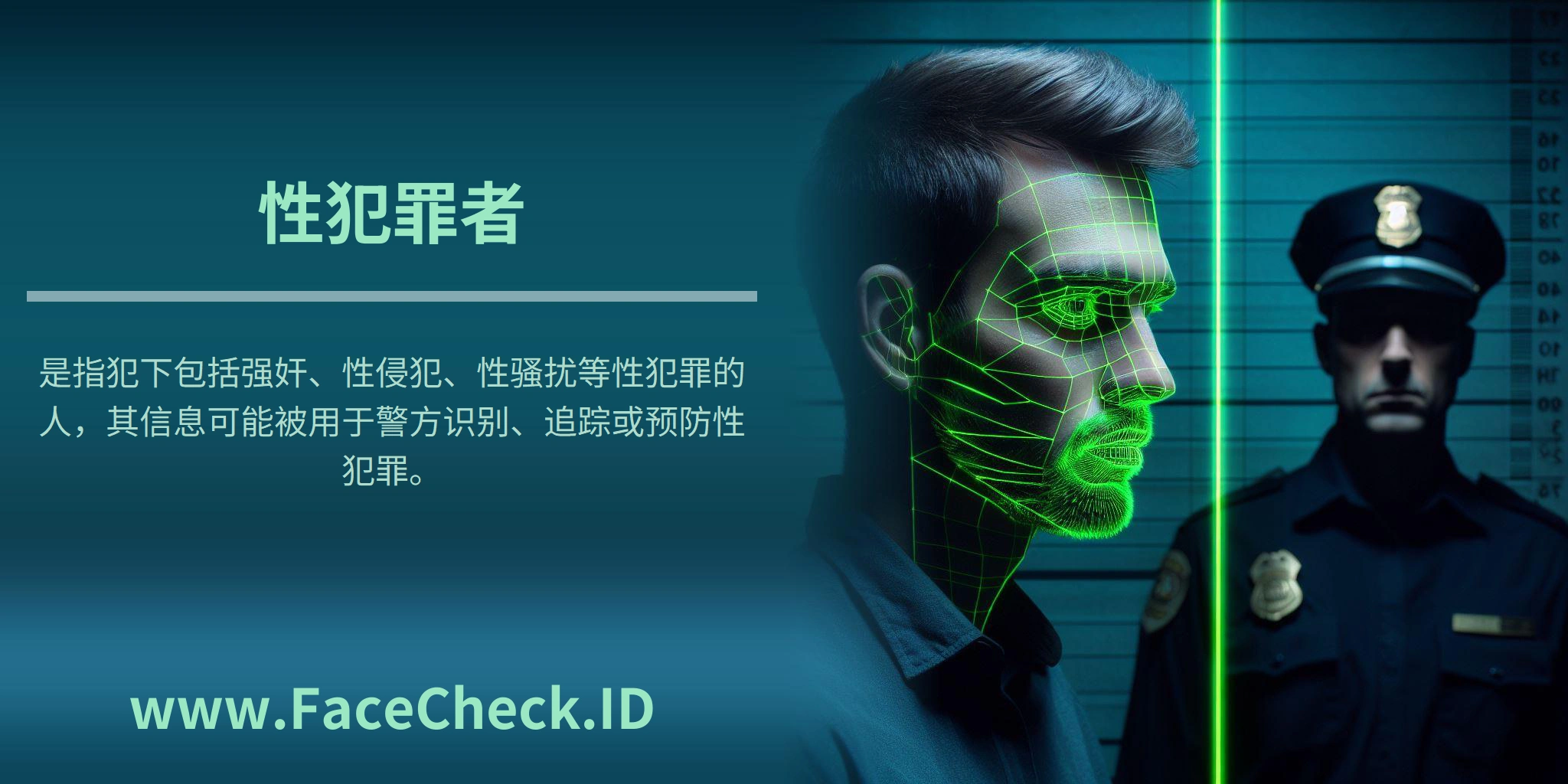 <b>性犯罪者</b>是指犯下包括强奸、性侵犯、性骚扰等性犯罪的人，其信息可能被用于警方识别、追踪或预防性犯罪。