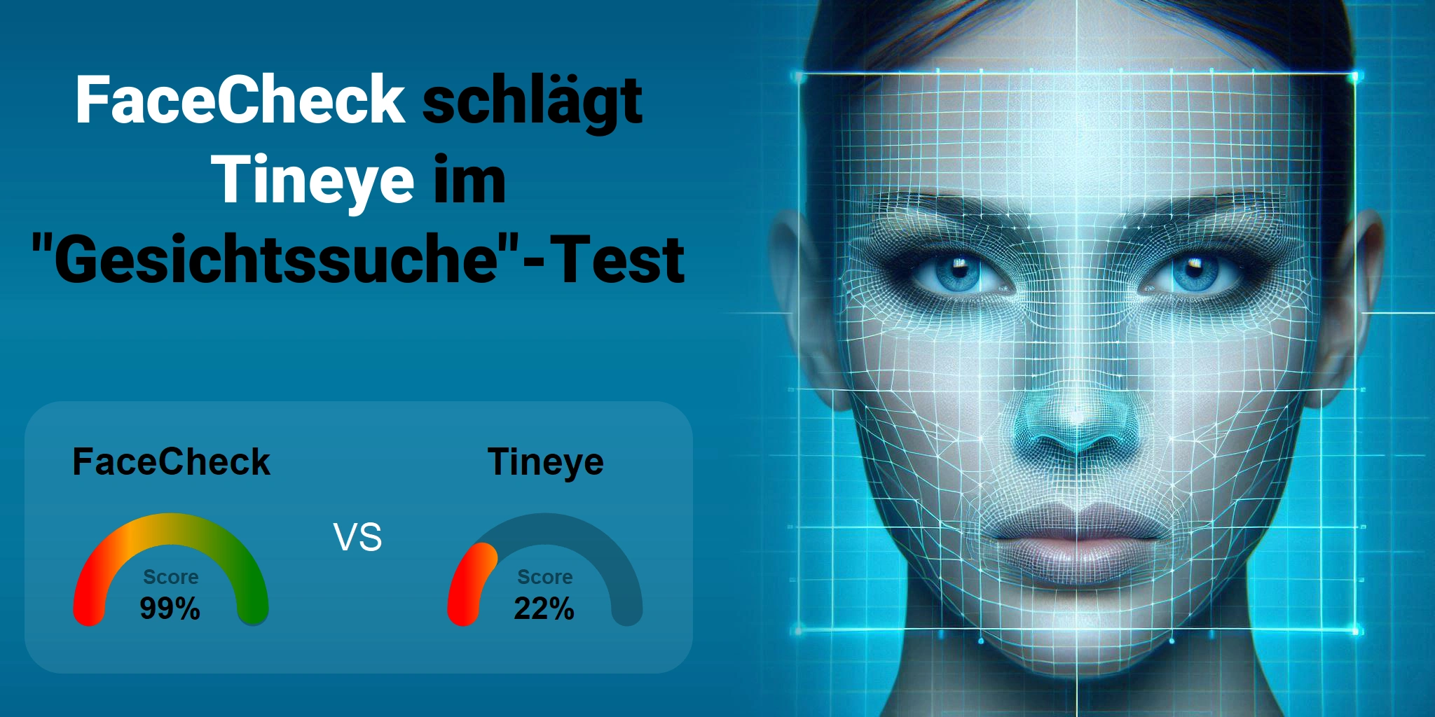 Welcher ist besser für die Gesichtssuche: <br>FaceCheck oder Tineye?