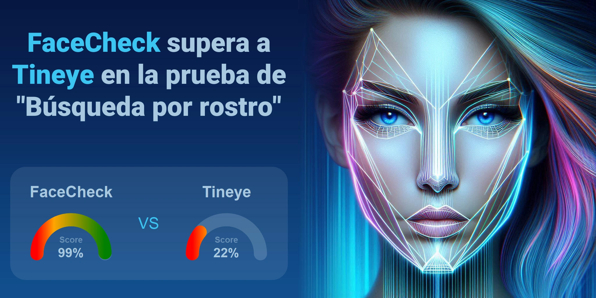 ¿Cuál es mejor para la búsqueda facial: <br>FaceCheck o Tineye?