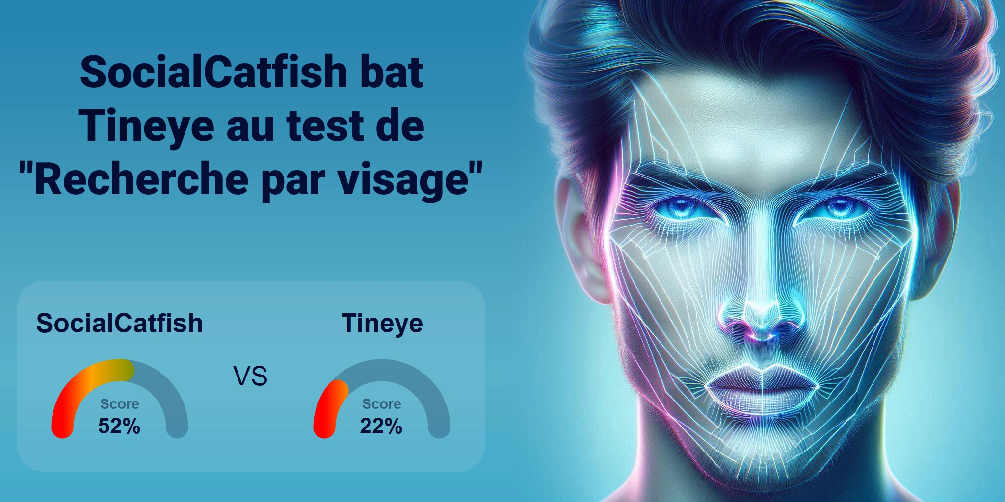 Quel est le meilleur pour la recherche faciale : <br>Tineye ou SocialCatfish ?