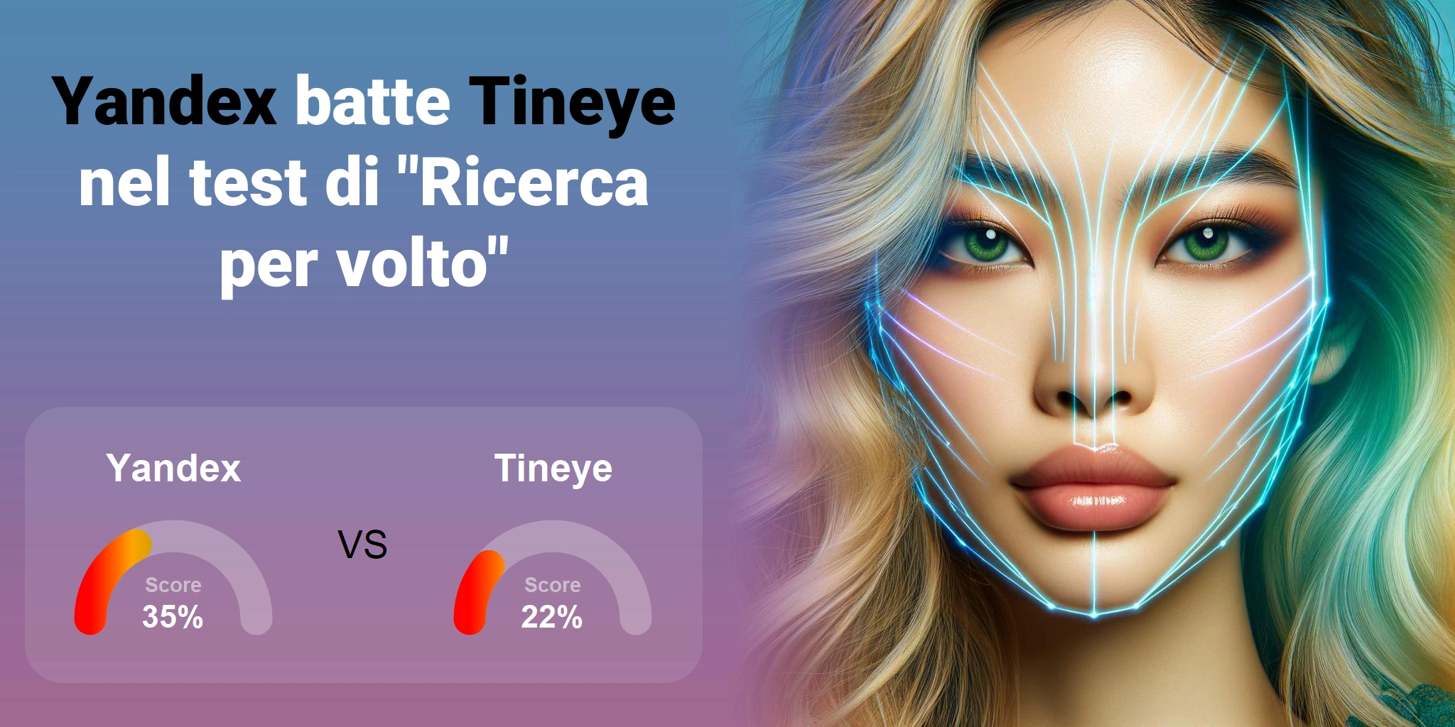 Qual è migliore per la ricerca di volti: <br>Tineye o Yandex?
