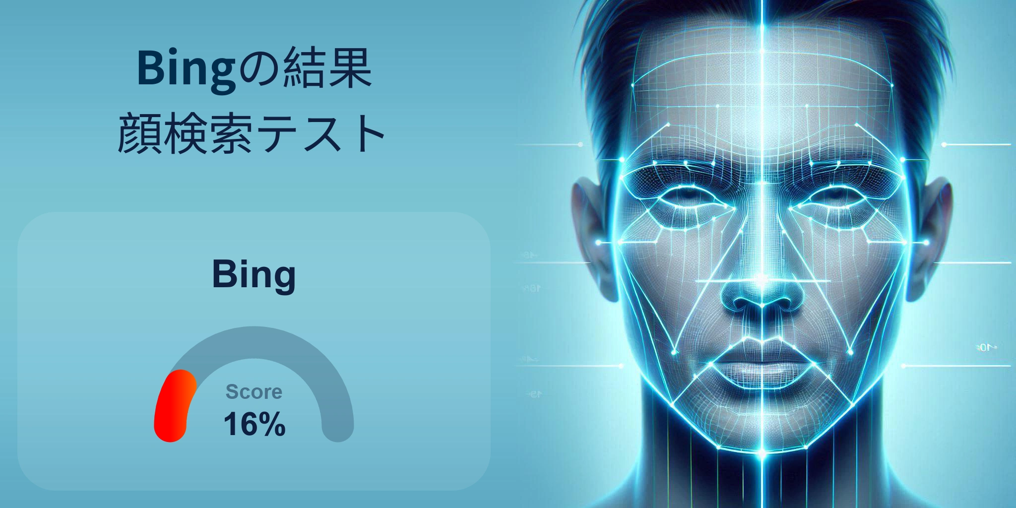 顔検索に最適なのは Bing か？