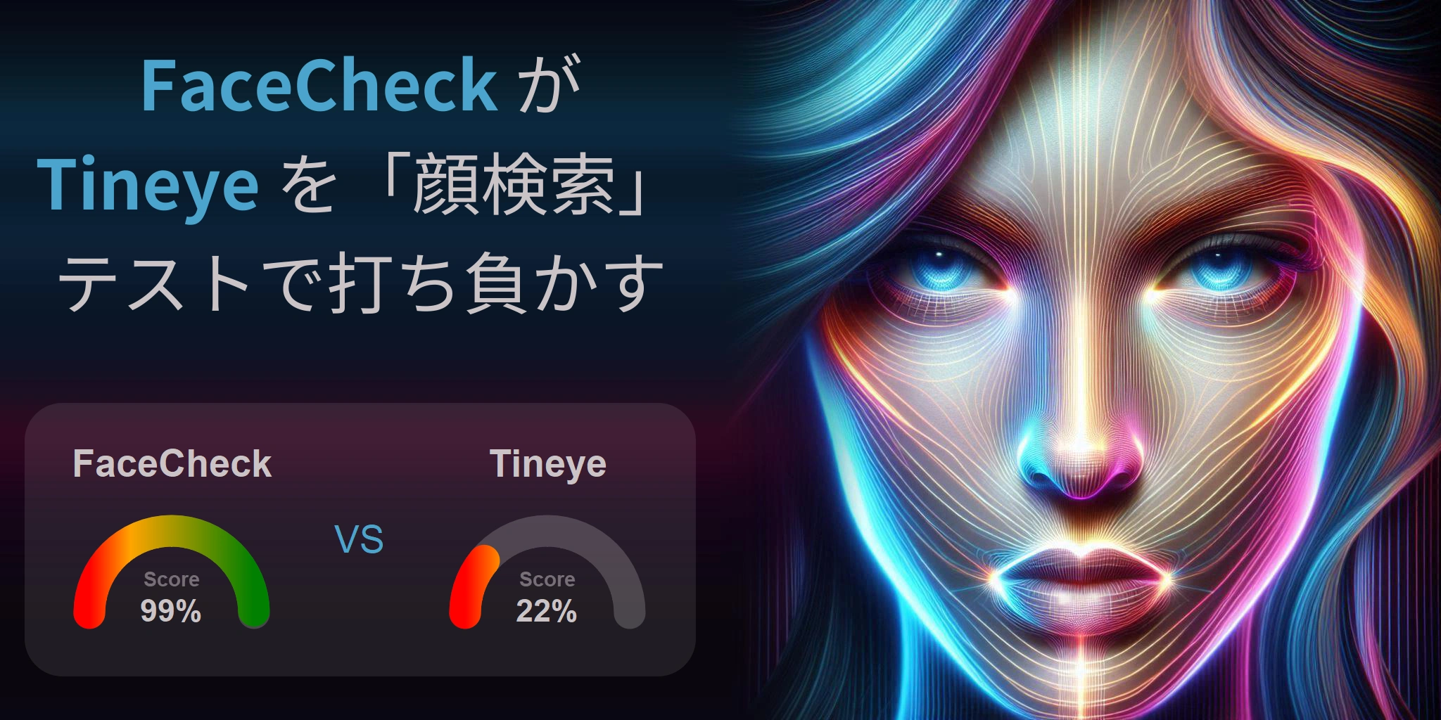 顔検索に最適なのはどちら？：FaceCheck か Tineye?