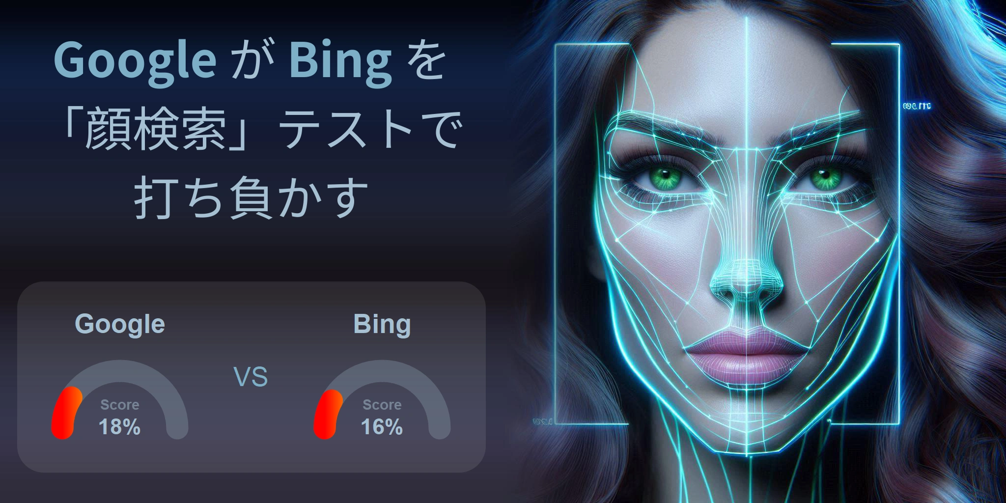 顔検索に最適なのはどちら？：Google か Bing?