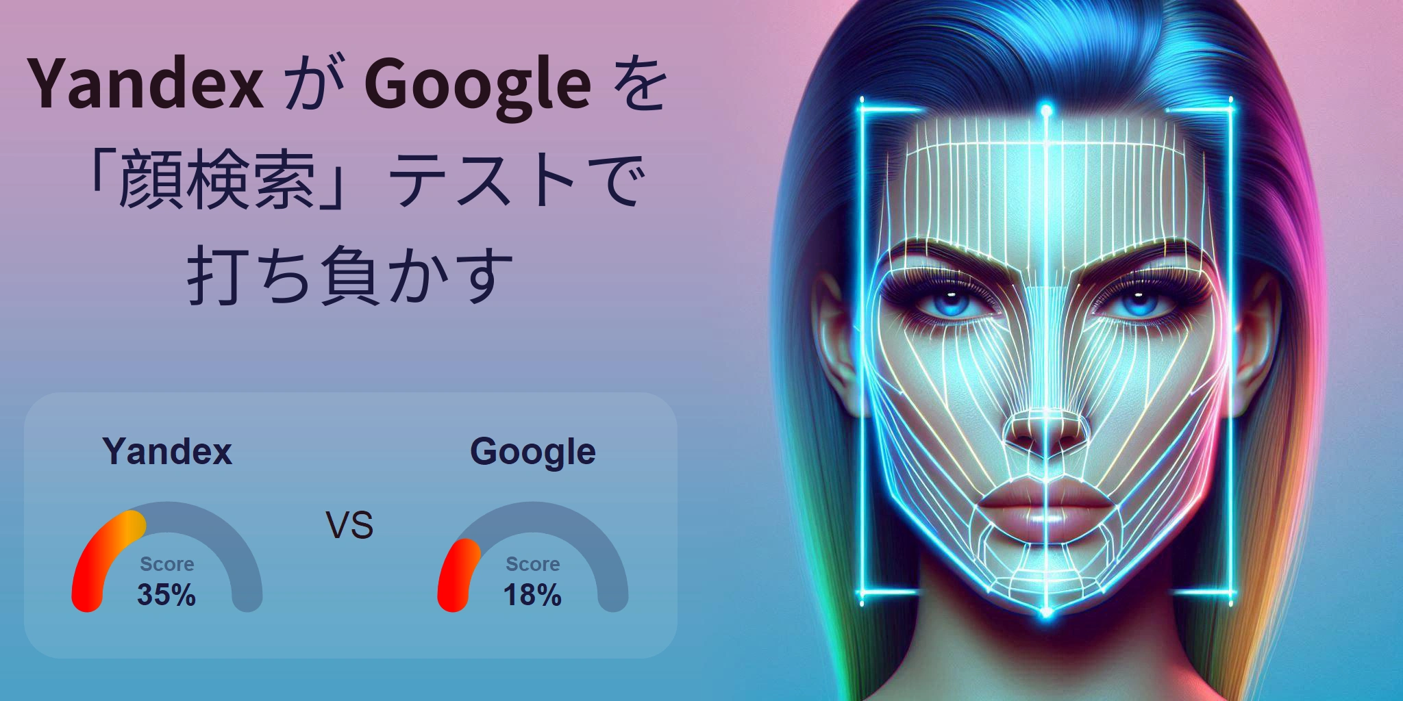 顔検索に最適なのはどちら？：Google か Yandex?