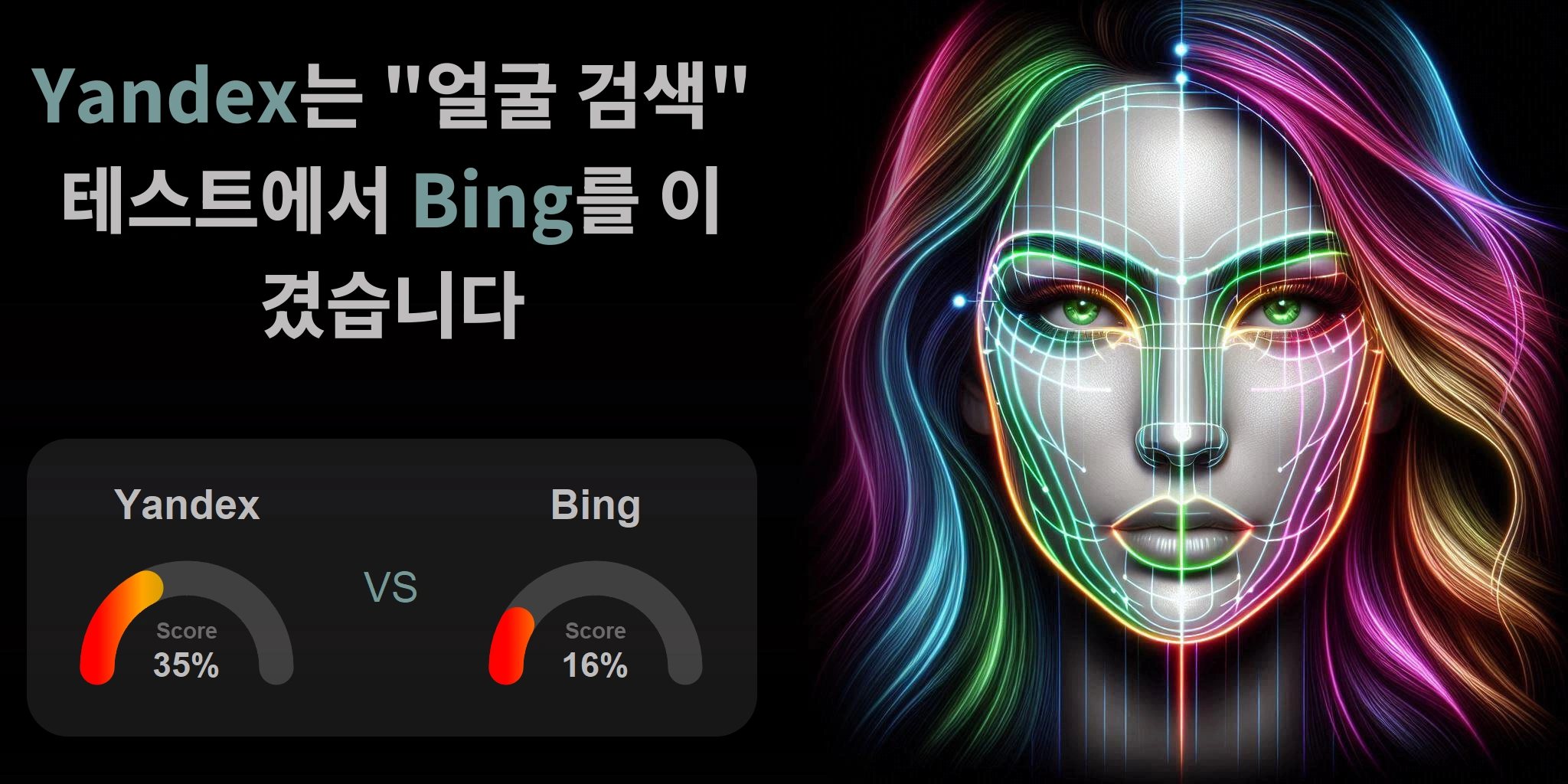 얼굴 검색에 더 좋은 것은 무엇입니까: <br>Bing 또는 Yandex?