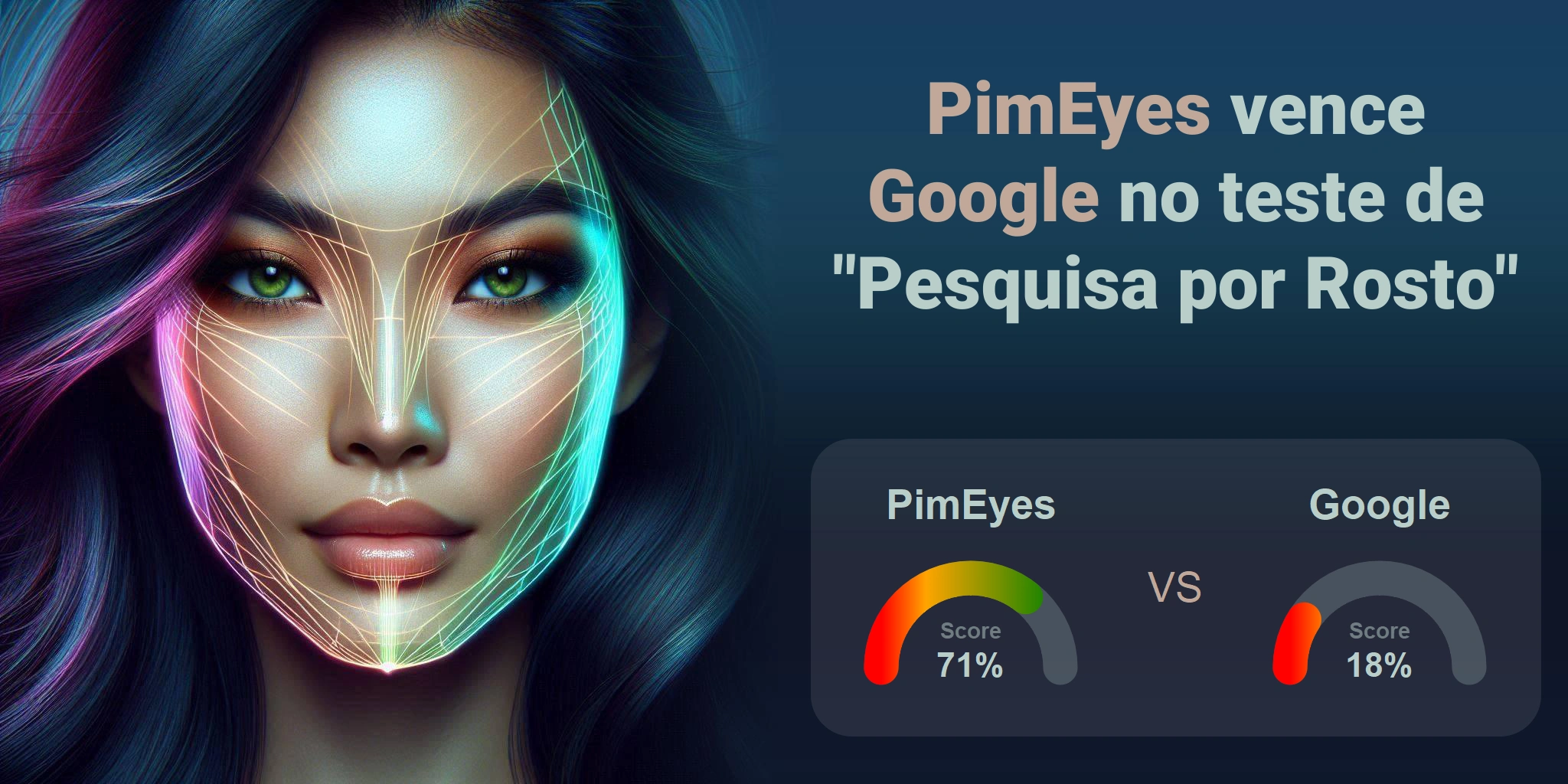 Qual é melhor para busca de rostos: <br>PimEyes ou Google?