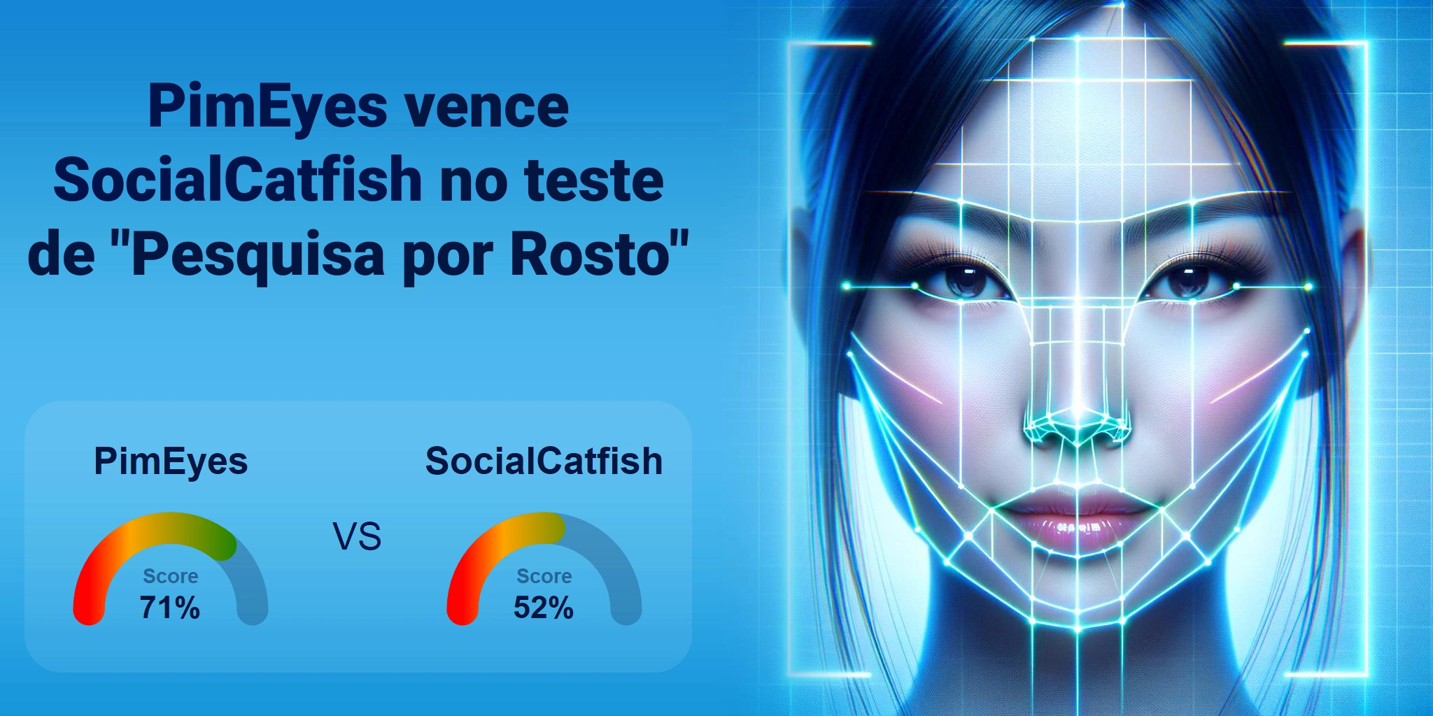 Qual é melhor para busca de rostos: <br>PimEyes ou SocialCatfish?